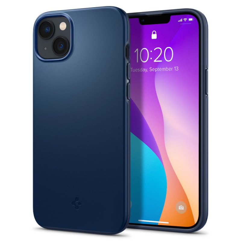 Spigen iPhone 14 Plus / iPhone 15 Plus Thin Fit Σκληρή Θήκη - Navy Blue