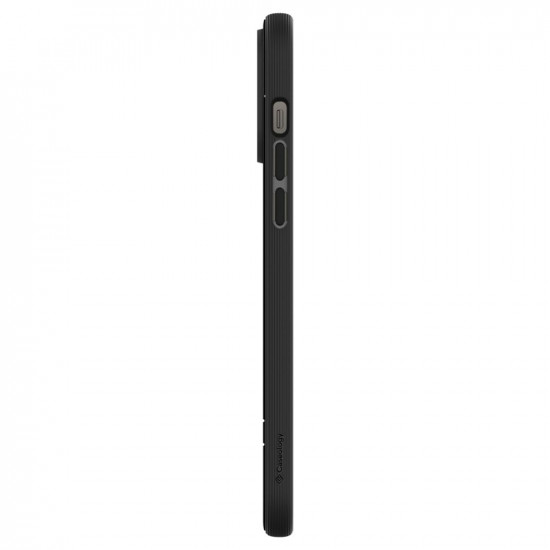 Caseology iPhone 14 Pro Max Parallax Mag Θήκη Σιλικόνης με Σκληρό Πλαίσιο και MagSafe - Matte Black