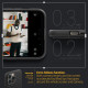 Caseology iPhone 14 Pro Max Parallax Mag Θήκη Σιλικόνης με Σκληρό Πλαίσιο και MagSafe - Matte Black