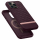 Caseology iPhone 14 Pro Max Parallax Mag Θήκη Σιλικόνης με Σκληρό Πλαίσιο και MagSafe - Burgundy