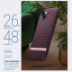 Caseology iPhone 14 Parallax Mag Θήκη Σιλικόνης με Σκληρό Πλαίσιο και MagSafe - Burgundy