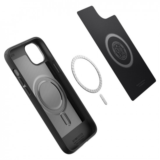 Spigen iPhone 14 - Mag Armor Σκληρή Θήκη Aramid Fiber με MagSafe - Matte Black