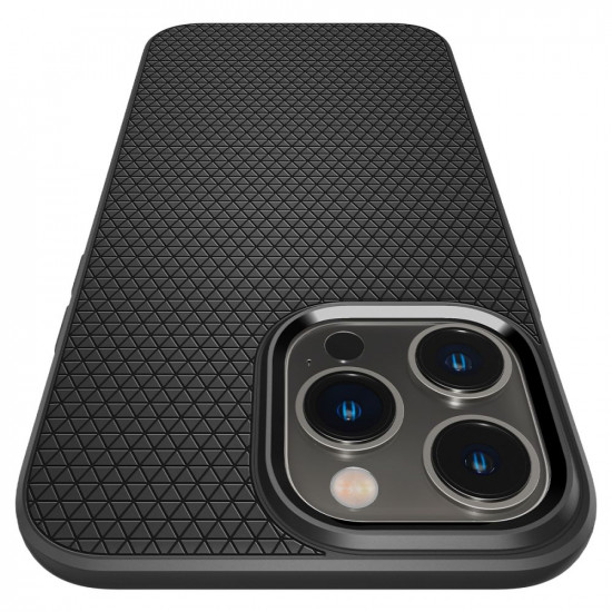 Spigen iPhone 14 Pro Liquid Air Θήκη Σιλικόνης - Matte Black