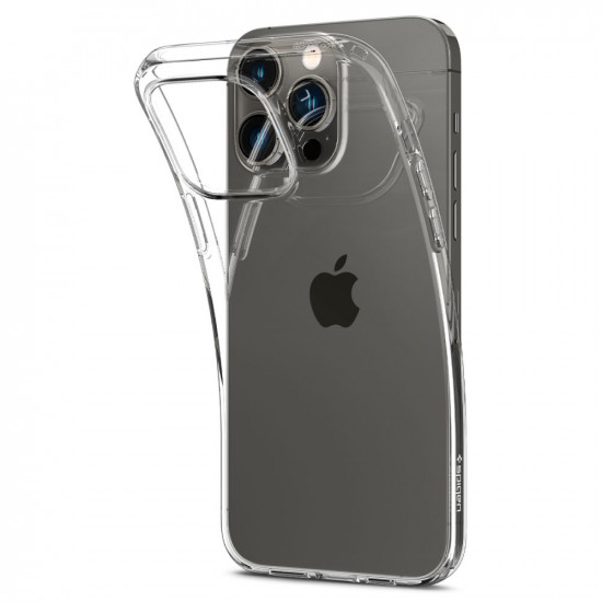 Spigen iPhone 14 Pro Max Liquid Crystal Θήκη Σιλικόνης - Crystal Clear