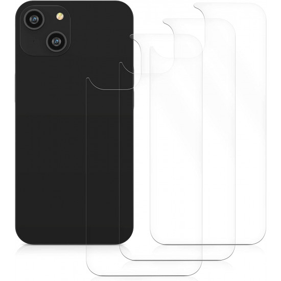 KW iPhone 14 - Τρεις Μεμβράνες Προστασίας Back Cover - Διάφανες - 59221.5