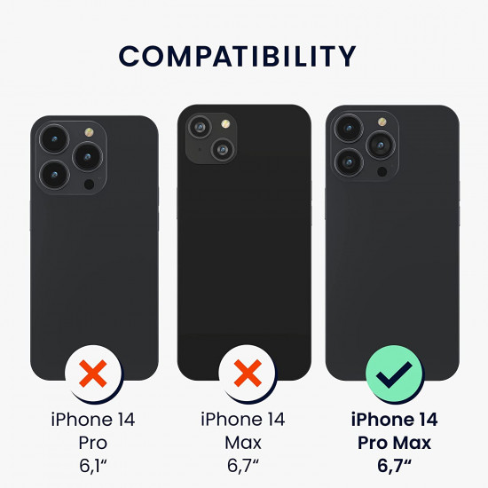 KW iPhone 14 Pro Max - Τρεις Μεμβράνες Προστασίας Οθόνης - Διάφανες - 59226.1