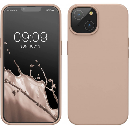 KW iPhone 14 Θήκη Σιλικόνης TPU - Dusty Pink - 59071.10