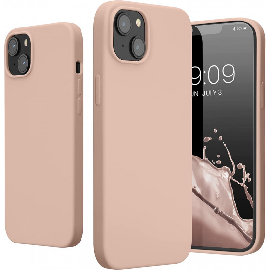 KW iPhone 14 Plus Θήκη Σιλικόνης TPU - Dusty Pink - 59072.10