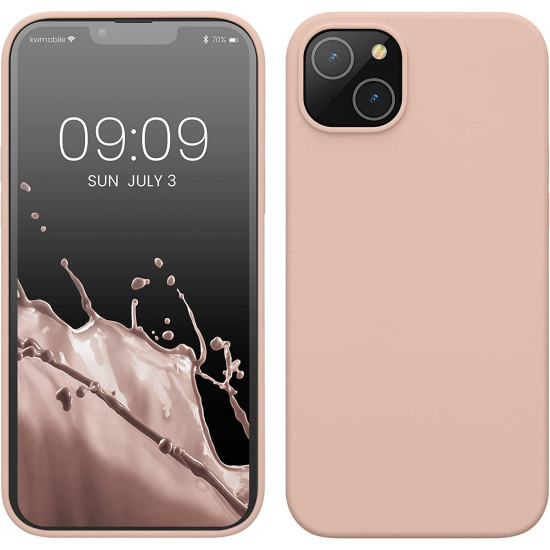 KW iPhone 14 Plus Θήκη Σιλικόνης TPU - Dusty Pink - 59072.10