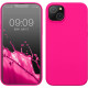 KW iPhone 14 Plus Θήκη Σιλικόνης TPU - Neon Pink - 59072.77