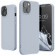 KW iPhone 14 Λεπτή Θήκη Σιλικόνης TPU - Light Blue Matte - 59075.58