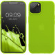 KW iPhone 14 Λεπτή Θήκη Σιλικόνης TPU - Neon Yellow - 59075.75