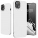 KW iPhone 14 Plus Λεπτή Θήκη Σιλικόνης TPU - White Matte - 59076.48