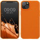KW iPhone 14 Plus Λεπτή Θήκη Σιλικόνης TPU - Neon Orange - 59076.69