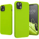 KW iPhone 14 Plus Λεπτή Θήκη Σιλικόνης TPU - Neon Yellow - 59076.75