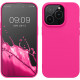 KW iPhone 14 Pro Λεπτή Θήκη Σιλικόνης TPU - Neon Pink - 59077.77