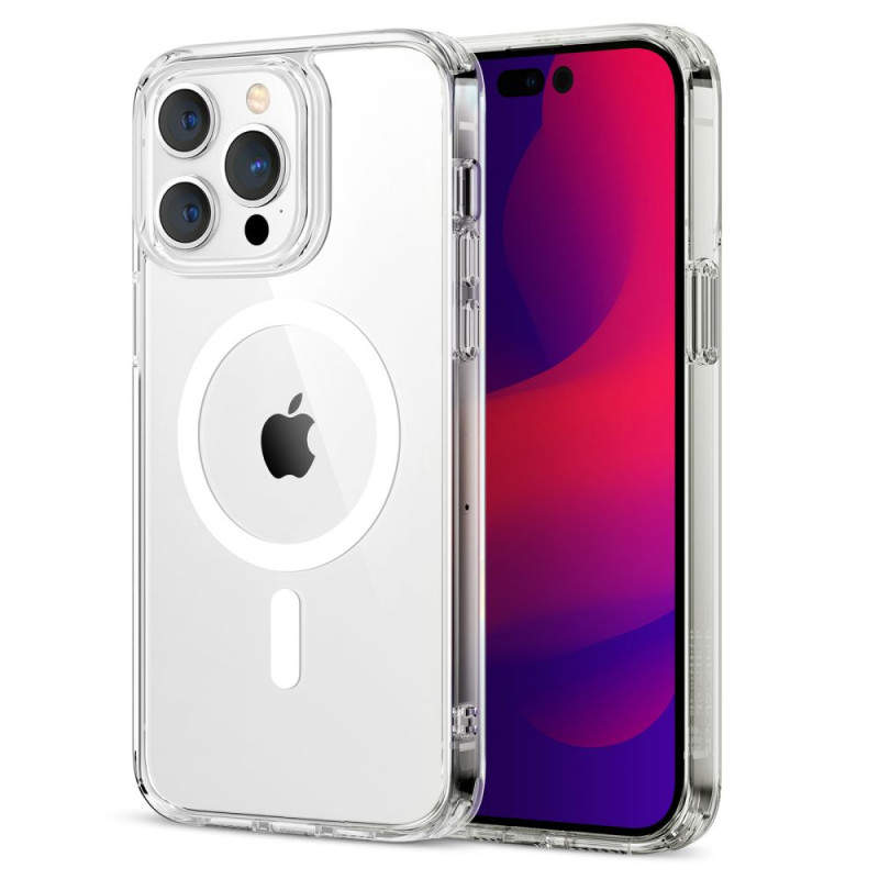 ESR iPhone 14 Pro Max Classic Hybrid Halolock Σκληρή Θήκη με Πλαίσιο Σιλικόνης και MagSafe - Διάφανη ESR iPhone 14 Pro Max Classic Hybrid Halolock Σκληρή Θήκη με Πλαίσιο Σιλικόνης και MagSafe - Διάφανη