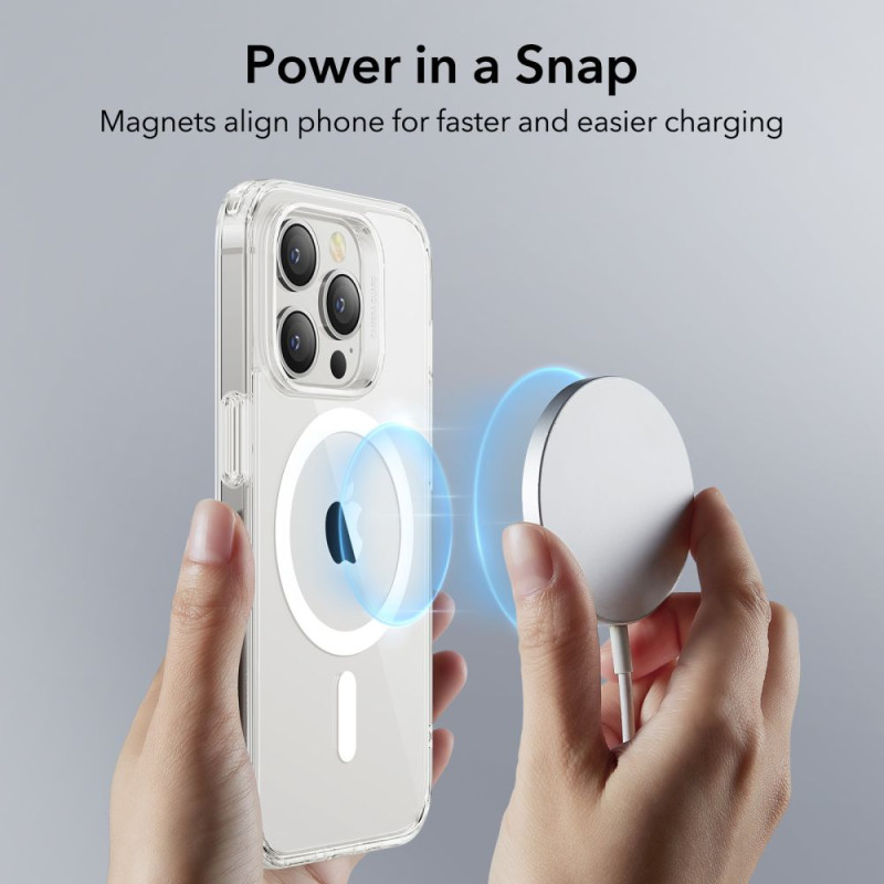 ESR iPhone 14 Pro Max Classic Hybrid Halolock Σκληρή Θήκη με Πλαίσιο Σιλικόνης και MagSafe - Διάφανη ESR iPhone 14 Pro Max Classic Hybrid Halolock Σκληρή Θήκη με Πλαίσιο Σιλικόνης και MagSafe - Διάφανη