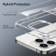 ESR iPhone 14 Pro Max Air Shield Boost Θήκη Σιλικόνης με Stand - Διάφανη / Silver