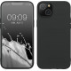 KW iPhone 14 Plus Θήκη Σιλικόνης Rubberized TPU - Black Matte - 59080.47