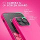 KW iPhone 14 Pro Θήκη Σιλικόνης Rubberized TPU - Neon Pink - 59081.77