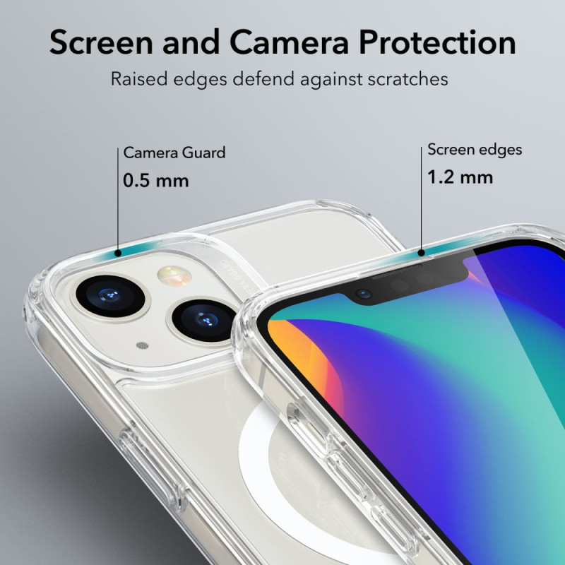 ESR iPhone 14 Classic Hybrid Halolock Σκληρή Θήκη με Πλαίσιο Σιλικόνης και MagSafe - Διάφανη ESR iPhone 14 Classic Hybrid Halolock Σκληρή Θήκη με Πλαίσιο Σιλικόνης και MagSafe - Διάφανη