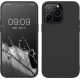 KW iPhone 14 Pro Max Θήκη Σιλικόνης Rubberized TPU - Black Matte - 59082.47