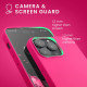 KW iPhone 14 Pro Max Θήκη Σιλικόνης Rubberized TPU - Neon Pink - 59082.77