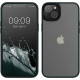 KW iPhone 14 Plus Σκληρή Θήκη με Πλαίσιο Σιλικόνης - Dark Green / Matte Διάφανη - 59090.80
