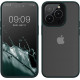 KW iPhone 14 Pro Σκληρή Θήκη με Πλαίσιο Σιλικόνης - Dark Green / Matte Διάφανη - 59091.80