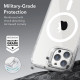 ESR iPhone 14 Pro Max Classic Kickstand Halolock MagSafe Σκληρή Θήκη με Πλαίσιο Σιλικόνης και Stand - Διάφανη