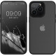 KW iPhone 14 Pro Max Σκληρή Θήκη με Πλαίσιο Σιλικόνης - Black / Matte Διάφανη - 59092.01
