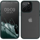 KW iPhone 14 Pro Max Σκληρή Θήκη με Πλαίσιο Σιλικόνης - Dark Green / Matte Διάφανη - 59092.80