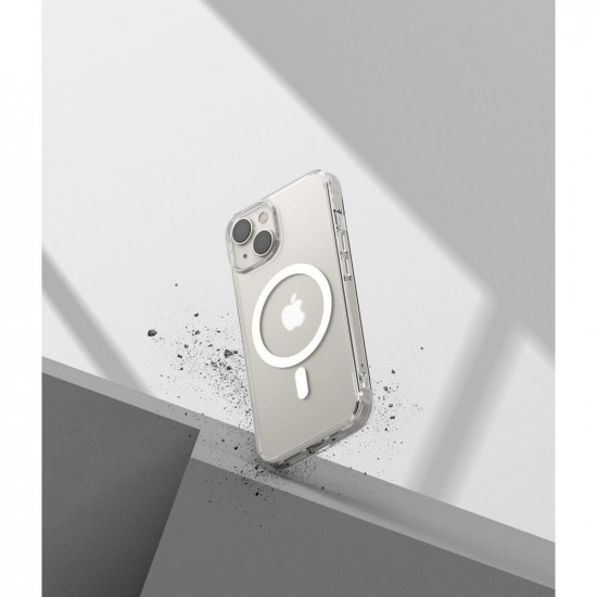 Ringke iPhone 14 Plus / iPhone 15 Plus Fusion Σκληρή Θήκη με Πλαίσιο Σιλικόνης και MagSafe - Matte Clear