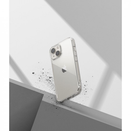 Ringke iPhone 14 Plus / iPhone 15 Plus Fusion Σκληρή Θήκη με Πλαίσιο Σιλικόνης - Διάφανη