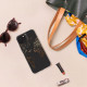 KW iPhone 14 Plus Σκληρή Θήκη με Πλαίσιο Σιλικόνης - Design Travel and Explore - Διάφανη - Rose Gold - 59205.01