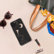 KW iPhone 14 Plus Σκληρή Θήκη με Πλαίσιο Σιλικόνης - Design Glittery Fairy - Διάφανη - Rose Gold - 59205.02
