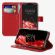 KW iPhone 14 Θήκη Πορτοφόλι Stand - Red - 59212.09