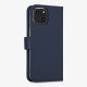 KW iPhone 14 Θήκη Πορτοφόλι Stand - Dark Blue - 59212.17