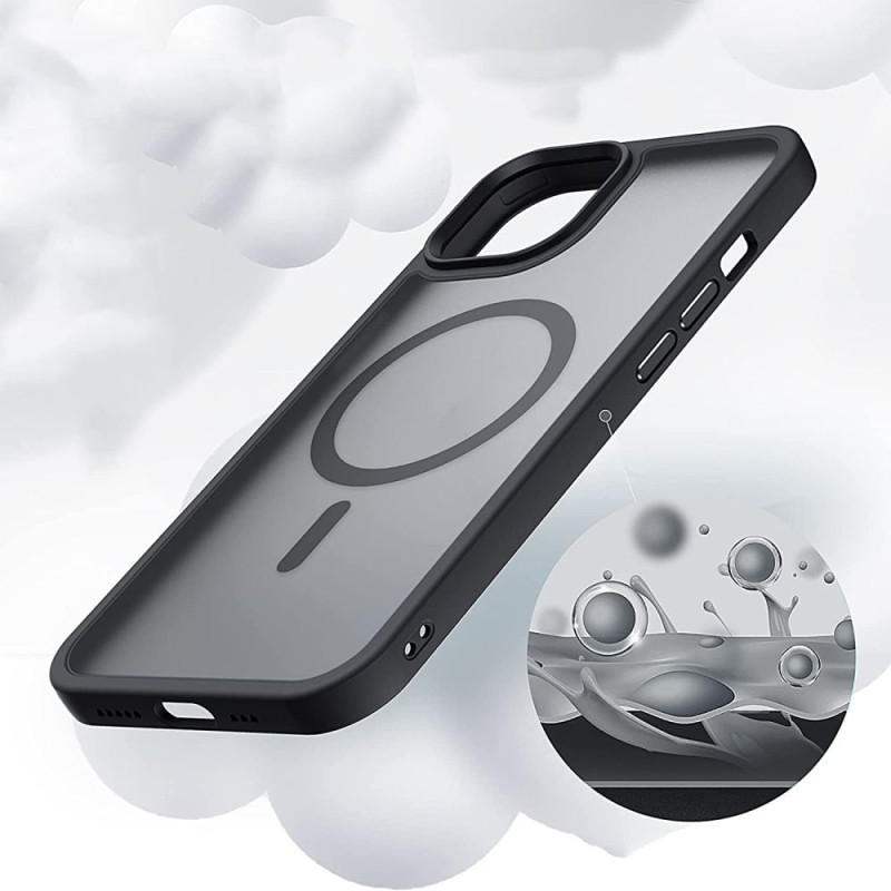Tech-Protect iPhone 14 Pro MagMat Σκληρή Θήκη με Πλαίσιο Σιλικόνης και MagSafe - Matte Black / Διάφανη Tech-Protect iPhone 14 Pro MagMat Σκληρή Θήκη με Πλαίσιο Σιλικόνης και MagSafe - Matte Black / Διάφανη