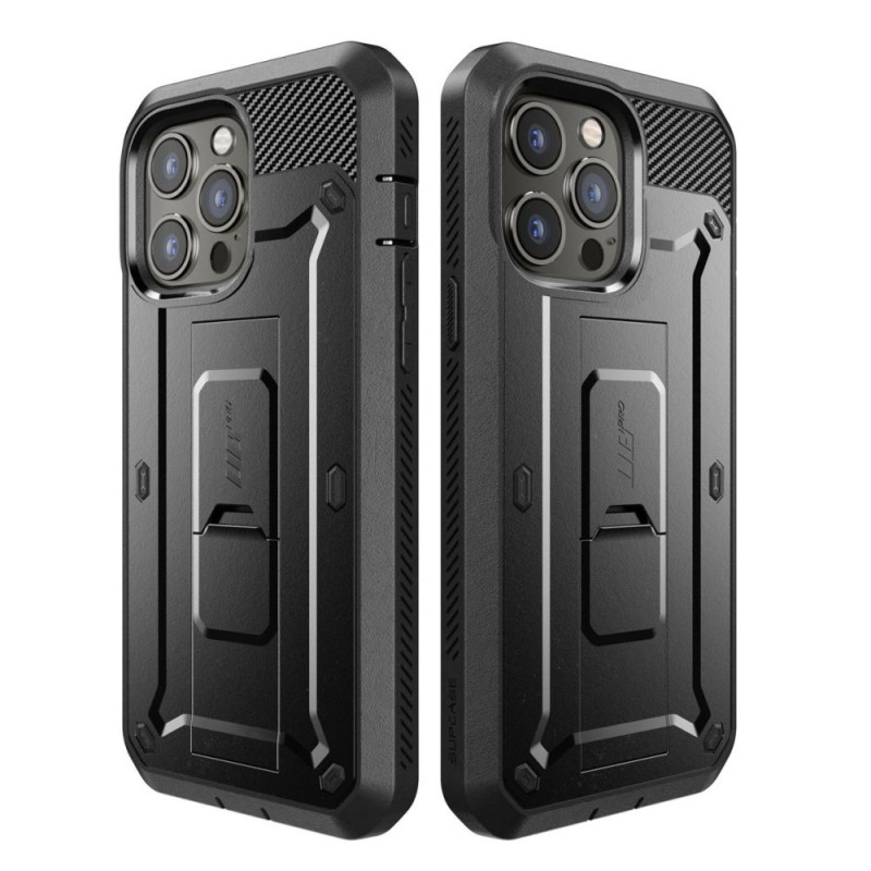 Supcase iPhone 14 Pro Max Unicorn Beetle Pro Σκληρή Θήκη με Προστασία Οθόνης και Stand - Black Supcase iPhone 14 Pro Max Unicorn Beetle Pro Σκληρή Θήκη με Προστασία Οθόνης και Stand - Black