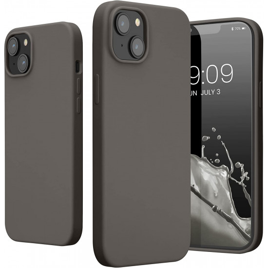 KW iPhone 14 Plus Θήκη Σιλικόνης TPU - Stone Dust - 59072.155