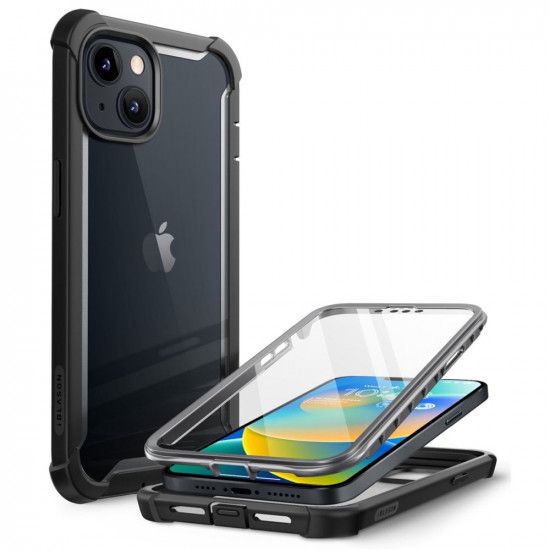 i-Blason iPhone 14 Plus Ares Σκληρή Θήκη με Πλαίσιο Σιλικόνης και Προστασία Οθόνης - Black