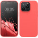 KW iPhone 14 Pro Θήκη Σιλικόνης TPU - Neon Coral - 59073.103