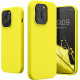 KW iPhone 14 Pro Θήκη Σιλικόνης TPU - Lemon Yellow - 59073.149