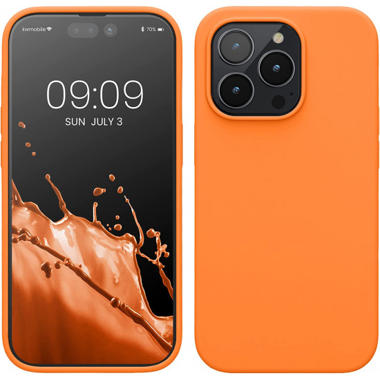 KW iPhone 14 Pro Θήκη Σιλικόνης TPU - Fruity Orange - 59073.150