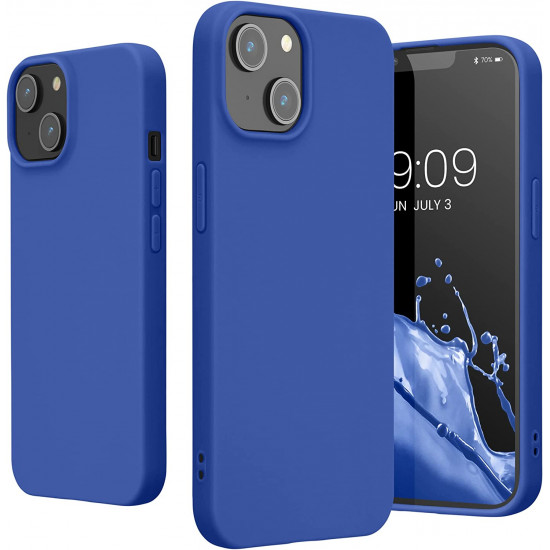 KW iPhone 14 Λεπτή Θήκη Σιλικόνης TPU - Baltic Blue - 59075.134