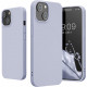 KW iPhone 14 Λεπτή Θήκη Σιλικόνης TPU - Light Lavender - 59075.139