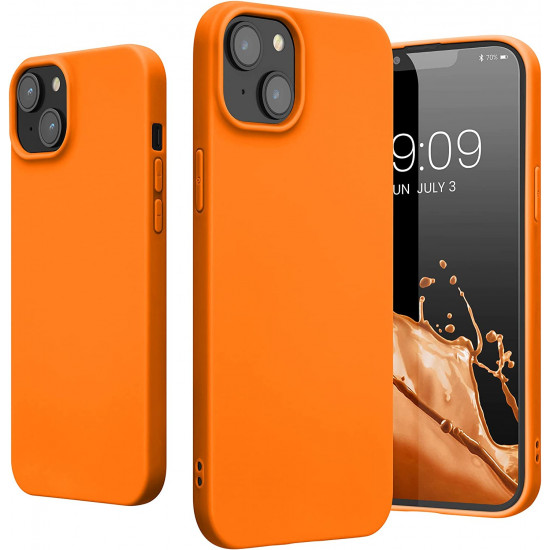 KW iPhone 14 Plus Λεπτή Θήκη Σιλικόνης TPU - Fruity Orange - 59076.150