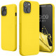 KW iPhone 14 Θήκη Σιλικόνης Rubberized TPU - Radiant Yellow - 59079.165